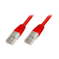 Patchkabel, 3m, UTP, CAT 5e, geschirmt, rot