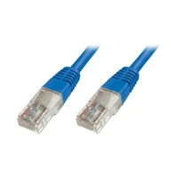 Patchkabel, 3m, UTP, CAT 5e, geschirmt, blau