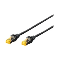 Patchkabel, RJ-45 -> RJ-45, Cat6a, 1m, schwarz