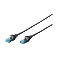 Patchkabel, RJ-45 -> RJ-45, Cat5e, 0.5m, schwarz