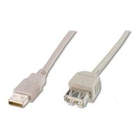 USB 2.0 Verlängerungskabel A/A m/w 1