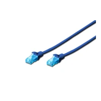 Patchkabel, 10m, UTP, CAT 5e, geschirmt, blau