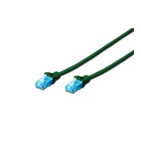 Patchkabel, 10m, UTP, CAT 5e, geschirmt, grün
