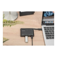 USB-Hub, 2x USB-C 3.1, 2x USB-A
