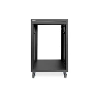 Schrank Netzwerkschrank - Schwarz, RAL 9005 - 16U