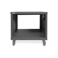 Schrank Netzwerkschrank - Schwarz, RAL 9005 - 8U