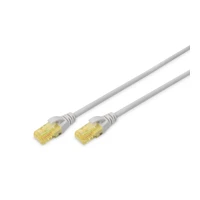 Patchkabel, RJ-45 -> RJ-45, Cat6a, 1m, grau