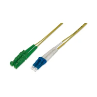 Patch-Kabel, LC/PC Einzelmodus Stecker bis E2000/APC