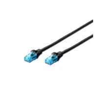 Patchkabel, RJ-45 -> RJ-45, Cat5e, 10m, schwarz