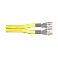 Verlegekabel Cat7a S/FTP duplex 500m gelb AWG22/1 S