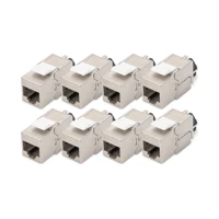CAT 6A Keystone Modul geschirmt mit Kabelmanager 8