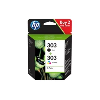303 - 2er-Pack - pigmentiertes Schwarz, Farbe (Cyan