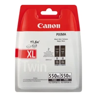 Tinte PGI-550PGBK XL Twin pack schwarz, 2er-Packung