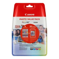 Tintenpatrone MultiPack C,M,Y + Fotopapier 10x15cm