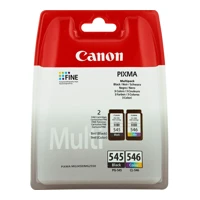 Tinte PG-545 CL 546 CMYK, 2er-Packung