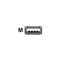 CAB-424E, USB-Kabel, USB Stecker, 3m, gewickelt -