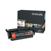 Toner X651H31E schwarz