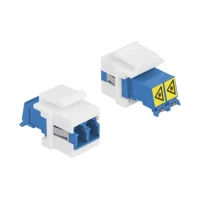 Modularer Einschub (Kopplung), LC SM X 2, weiß