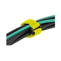 DeLock Klettverschluss-Cinchkabelbinder, 28cm, gelb