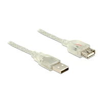 USB-Verlängerungskabel, USB Buchse bis USB Stecker, USB