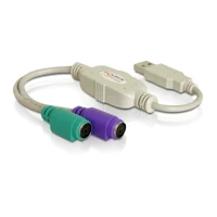 USB to PS/2 Adapter, Tastatur- / Maus-Adapter -