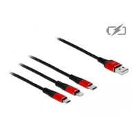 DeLock 3 in 1, Kabel nur zum Laden, USB Stecker zu