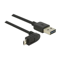 DeLock EASY-USB, USB-Kabel, Micro-USB Typ B Stecker zu USB