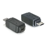 USB-Adapter, Micro-USB Typ B Stecker zu Mini-USB, Typ