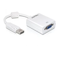 VGA-Adapter, DisplayPort Stecker zu HD-15 (VGA) Buchse -