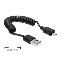 USB-Kabel, USB Stecker zu Micro-USB Typ B Stecker, 60cm