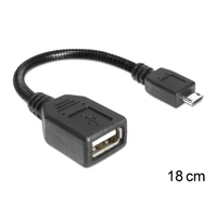USB-Kabel, USB Buchse bis Micro-USB Typ B Stecker, USB