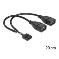 USB-Kabel intern auf extern, USB Buchse bis