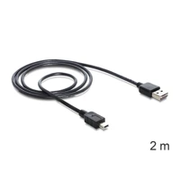 Easy, USB-Kabel, USB Stecker umkehrbar zu Mini-USB