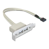 Slot bracket, USB-Kabel, USB Buchse zu 9-poliger