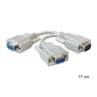 RS-232-Kabel 9-pol-Stecker/2x 9-p