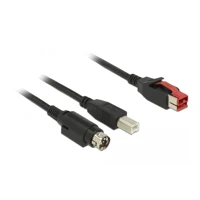 Powered USB-Kabel, USB PlusPower (24 V) Stecker bis