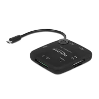Micro USB OTG Card Reader + 3 port USB Hub -