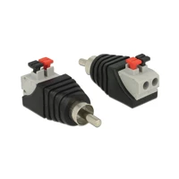 Audio-Adapter, 2-polige Klemmleiste Stecker bis RCA
