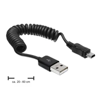 USB-Kabel, USB Stecker zu Mini-USB, Typ B Stecker, 60cm