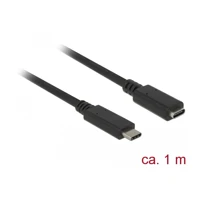 DeLock USB-Verlängerungskabel, USB-C Stecker bis USB-C Buchse -