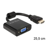 Videoanschluß, HD-15 (VGA) Buchse bis HDMI Stecker, 25
