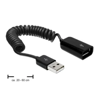 USB-Verlängerungskabel, USB Stecker zu USB Buchse, 60