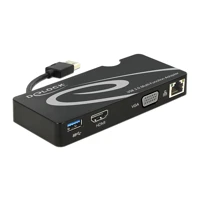 Dockingstation, USB, VGA, HDMI, GigE