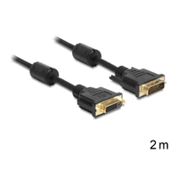 DVI-Kabel, DVI-D Buchse bis DVI-D Stecker, 2m -