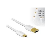 DeLock USB-Kabelsatz, weiß