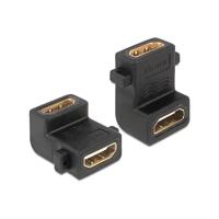 HDMI Kupplung, HDMI Buchse bis HDMI Buchse, 90°