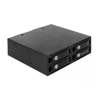 Mobiles Speicher-Rack, 2,5" (6,4cm), Schwarz