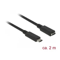 DeLock USB-Verlängerungskabel, USB-C Stecker zu USB-C Buchse -