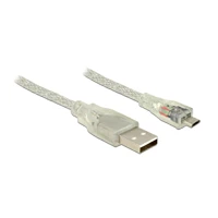 USB-Kabel, Micro-USB Typ B Stecker bis USB Stecker, USB