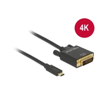 DeLock Monitorkabel USB-C auf DVI 24+1 2 m